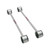 Rear Extended Zinc-Nickel Sway Bar End Links for 3.5-6 Inch Lift 97-06 Jeep Wrangler Freedom Off-Road
