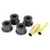 Rugged Ridge Shackle Bushing Kit Black 84-99 Cherokee (XJ)