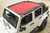 Rugged Ridge Eclipse Sun Shade Red 4-Dr 07-18 Jeep Wrangler JK