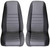 Rugged Ridge Neoprene Front Seat Covers 97-02 Jeep Wrangler TJ 13210.09