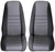 Rugged Ridge Neoprene Front Seat Covers 97-02 Jeep Wrangler TJ 13210.09