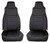 Rugged Ridge Neoprene Front Seat Covers 97-02 Jeep Wrangler TJ 13210.01