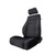 Rugged Ridge Ultra Front Seat Reclinable Black Denim 84-01 Cherokee