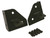 Rugged Ridge 76-95 Jeep CJ/YJ Black Windshield Hinge Light Brackets