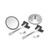 Rugged Ridge 97-18 Jeep Wrangler Stainless Steel Round Quick Release Mirror Relocation Kit 11026.11
