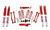 Skyjacker 4"KIT,07-09JK RED W/HYDROS