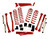 Skyjacker 4" KIT 07-09 JEEP JK / RED