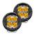 Rigid Industries 360-Series 4in LED Off-Road Spot Beam - Amber Backlight (Pair)