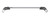 Thule AeroBlade Edge XL Load Bar for Raised Rails (Single Bar) - Silver