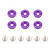 Mishimoto Small Fender Washer Kit (6pcs) - Purple