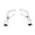 Mishimoto 2015+ Ford Mustang Axleback Exhaust Race w/ Polished Tips