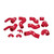 Mishimoto 97-02 Audi S4 Turbo Red Silicone Hose Kit