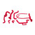 Mishimoto 95-98 Volkswagen Golf VR6 Red Silicone Hose Kit