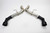 Mishimoto 2016+ Chevrolet Camaro SS Dual-Tip Race Axle-Back Exhaust w/ Black Tips