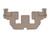 WeatherTech 2011+ Land Rover LR4 Rear FloorLiner - Tan