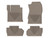 WeatherTech 14+ Chevrolet Silverado Front and Rear Rubber Mats - Tan