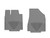 WeatherTech 14+ Chevrolet Silverado Front and Rear Rubber Mats - Grey