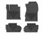 WeatherTech 14+ Chevrolet Silverado Front and Rear Rubber Mats - Black