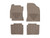 WeatherTech 14+ Toyota Corolla Front and Rear Rubber Mats - Tan
