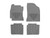 WeatherTech 14+ Toyota Corolla Front and Rear Rubber Mats - Grey