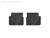 WeatherTech 09-13 Toyota Corolla Rear Rubber Mats - Black