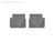WeatherTech 09-13 Toyota Corolla Rear Rubber Mats - Grey