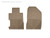 WeatherTech 06-11 Honda Civic Coupe / Si Coupe Front Rubber Mats - Tan