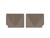 WeatherTech 10+ Chevrolet Equinox Rear Rubber Mats - Tan