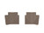 WeatherTech 07+ Nissan Versa Rear Rubber Mats - Tan