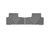 WeatherTech 07+ Honda CR-V Rear Rubber Mats - Grey