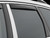 WeatherTech 11+ Volkswagen Touareg Rear Side Window Deflectors - Dark Smoke
