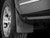 WeatherTech 14+ Chevrolet Silverado No Drill Mudflaps - Black 110035