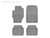 WeatherTech 02-05 Honda Civic Si Front and Rear Rubber Mats - Grey