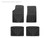 WeatherTech 03-07 Cadillac CTS/CTS-V Front and Rear Rubber Mats - Black