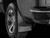 WeatherTech 19+ Dodge Ram w/ Factory Flares Rear No Drill Mudflaps - Black