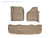 WeatherTech 08-10 Ford F250/F350/F450/F550 Front and Rear Floorliners - Tan 451201-450022