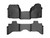 WeatherTech 12+ Dodge Ram Truck Front and Rear Floorliners - Over The Hump - Black