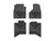 WeatherTech 12-15 Dodge Ram Truck 1500 Front and Rear Rubber Floor Mats - Black