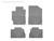 WeatherTech 09-11 Mazda Mazda 6 Front and Rear Rubber Mats - Grey