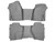 WeatherTech 14+ Chevrolet Silverado Front and Rear Floorliners - Over The Hump - Grey