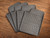 WeatherTech Drink Coasters Set of 4 Black