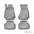 Westin 2007-2015 Audi A4 Profile Floor Liners 4pc - Black