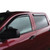 Westin 2014-2018 Chevy Silverado 1500 Crew Cab Wade In-Channel Wind Deflector 4pc - Smoke