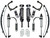 ICON 05-15 Toyota Tacoma 0-3.5in/16-17 Toyota Tacoma 0-2.75in Stg 8 Suspension System w/Tubular Uca