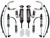 ICON 05-15 Toyota Tacoma 0-3.5in/16-17 Toyota Tacoma 0-2.75in Stg 10 Suspension System w/Billet Uca