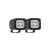 Westin Quadrant LED Auxiliary Light 3 inch x 2.5 inch Spot w/5W Cree (Set of 2) - Black