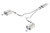 Borla ATAK Cat Back 15 Ford Mustang 3.7L V6 MT/AT 2.25in Pipe 4in Single Round Rolled Tips