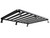 Pickup Roll Top Slimline II Load Bed Rack Kit / 1475(W) x 1560(L) - by Front Runner