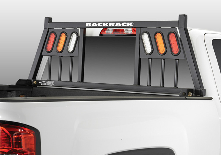 BackRack 20-21 Silverado/Sierra 2500HD/3500HD Three Light Rack Frame Only Requires Hardware