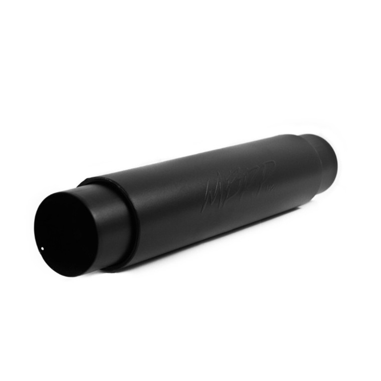 MBRP Universal Muffler 5 Inlet /Outlet 24 Body 31 Overall Black Finish